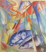 Franz Marc Sleeping Animals (mk34) oil on canvas